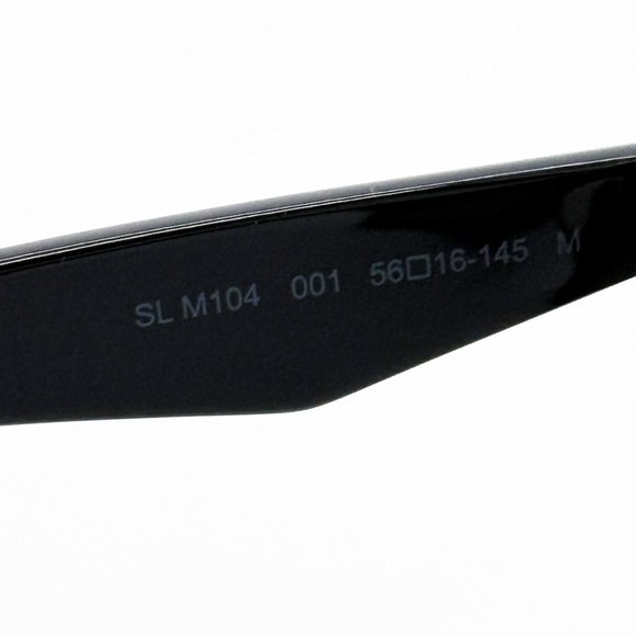NEW SAINT LAURENT SL M104 001 BLACK SLM104 001 WOMEN SUNGLASSES SAINT LAURENT - Picture 10 of 12